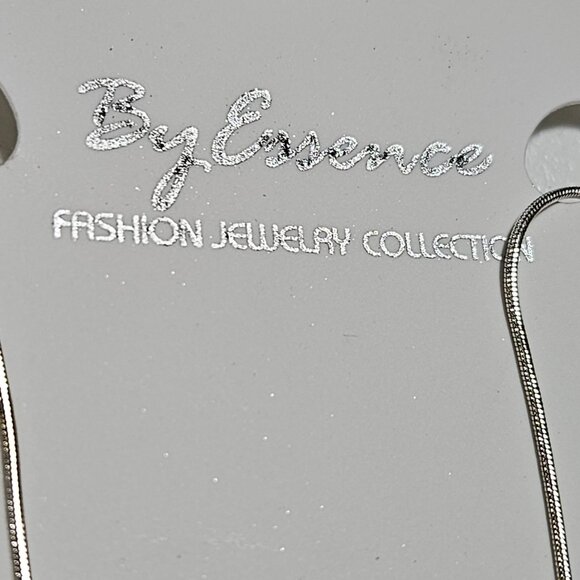 Beyonce Fashion Pink Gold Abstract Pendant Necklace Earring Set Jewelry Women - Picture 6 of 7